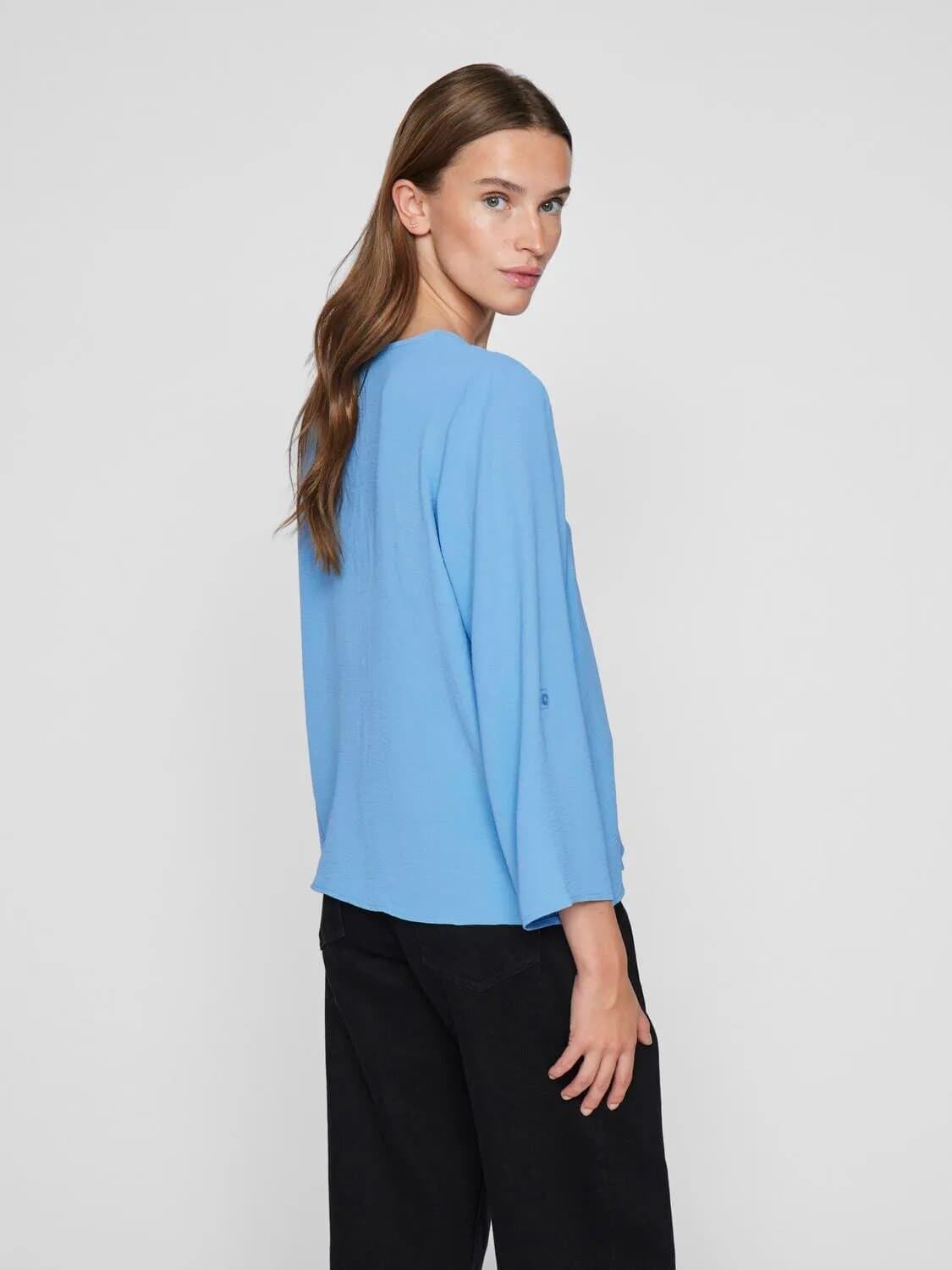 Blusa vijosa azul - Imagen 2