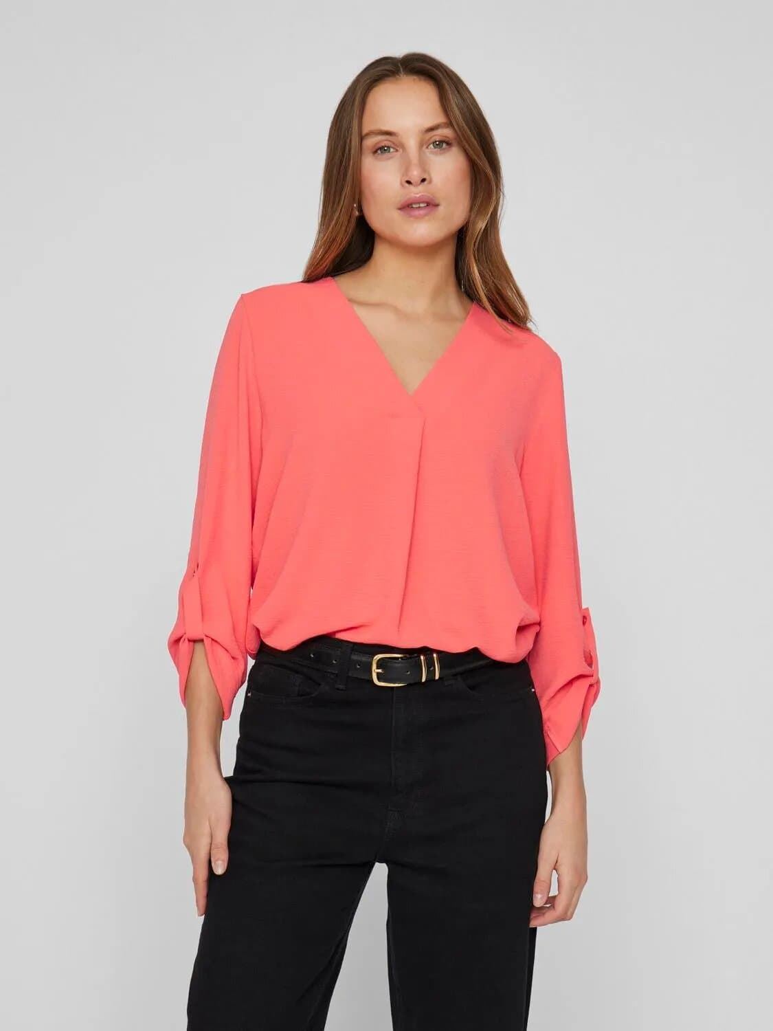 Blusa vijosa coral - Imagen 1