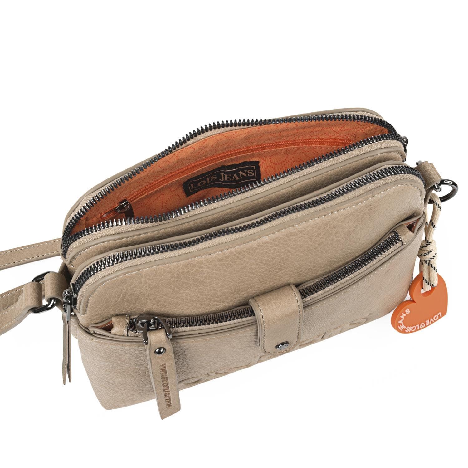 Bolso bandolera beige Camden - Imagen 4