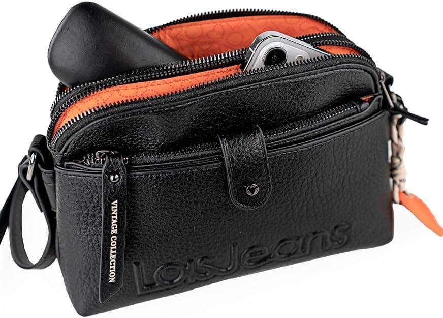 Bolso bandolera negro Camden - Imagen 3