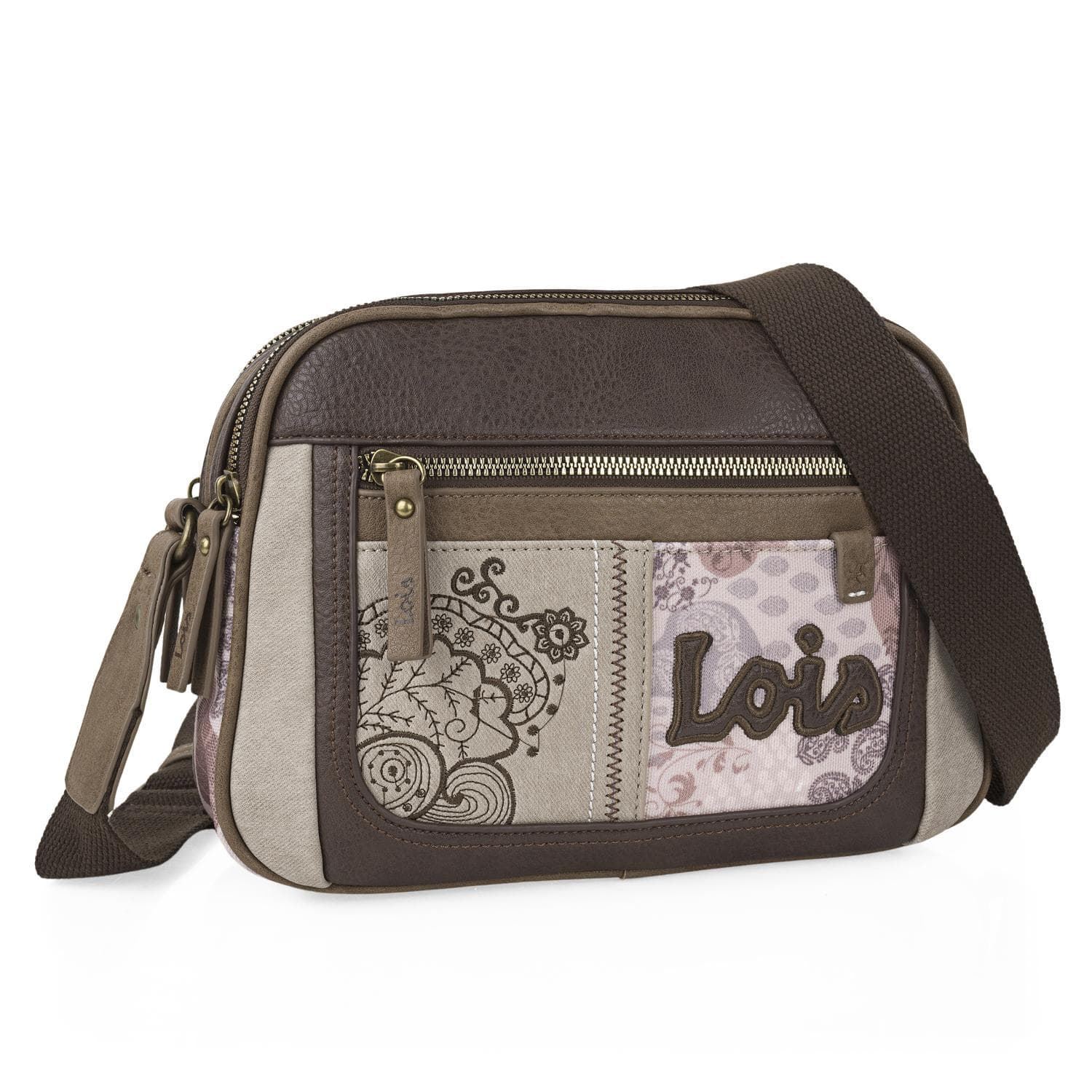 Bolso taupe Virginia - Imagen 1