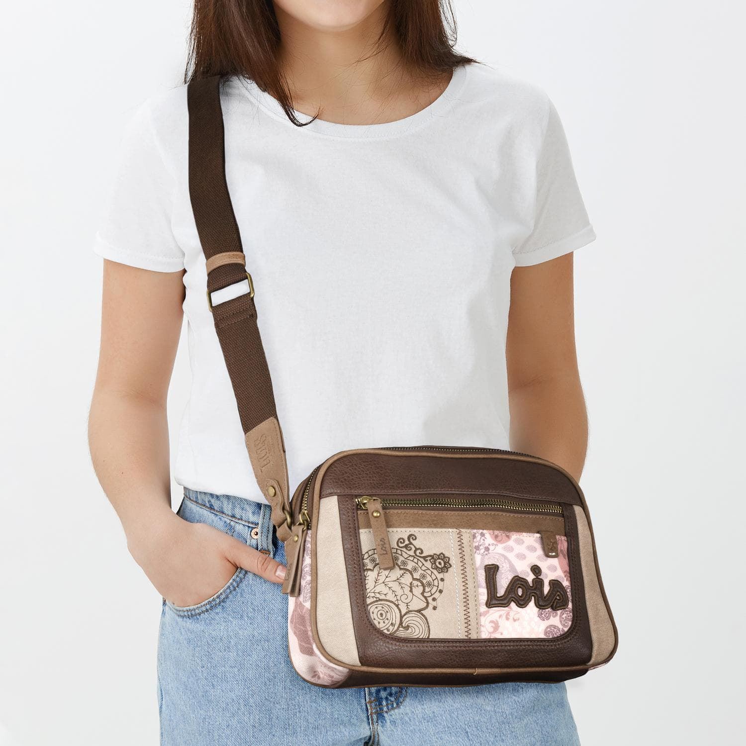 Bolso taupe Virginia - Imagen 6