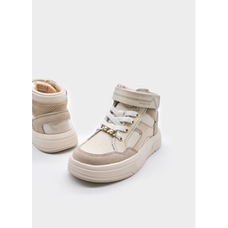 Botín urbano piel beige - Imagen 2