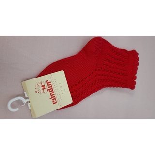 Calcetín corto perlé calado - Imagen 1