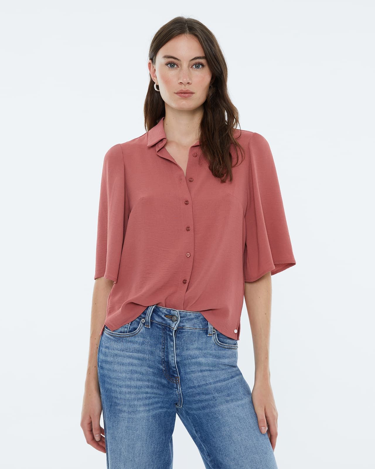 Camisa coral - Imagen 1