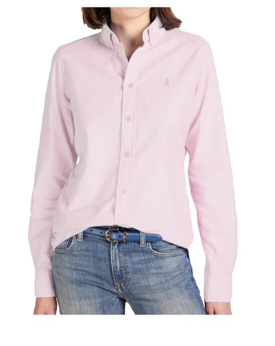 Camisa oxford rosa - Imagen 1