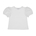 Camiseta manga corta perforada blanca - Imagen 1