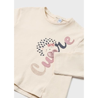 Camiseta manga larga aplique garbanzo - Imagen 2