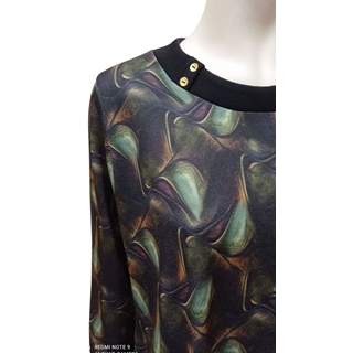 Camiseta verde-negro - Imagen 2