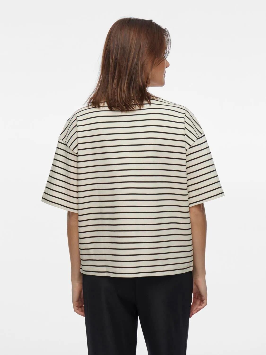 Camiseta visinny beige-negro - Imagen 2