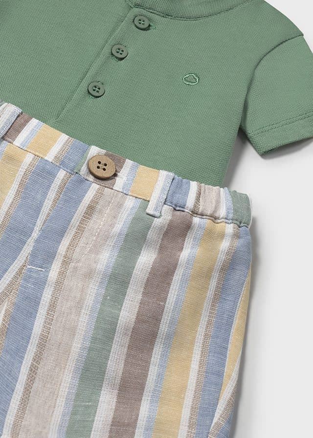 Conjunto pantalón y polo brócoli - Imagen 3