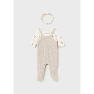 Conjunto peto con diadema nuez - Imagen 2