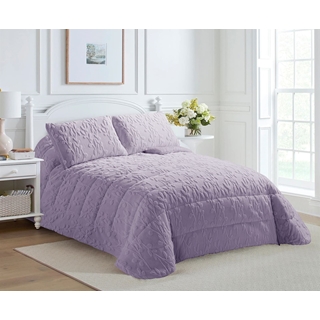 Edredón jacquard LIREN LILA - Imagen 1