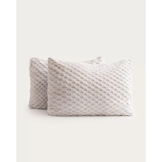 Edredón jacquard sherpa DAN crema - Imagen 2