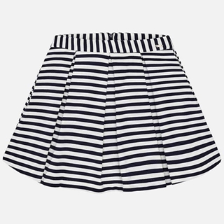 Falda rayas marino - Imagen 1
