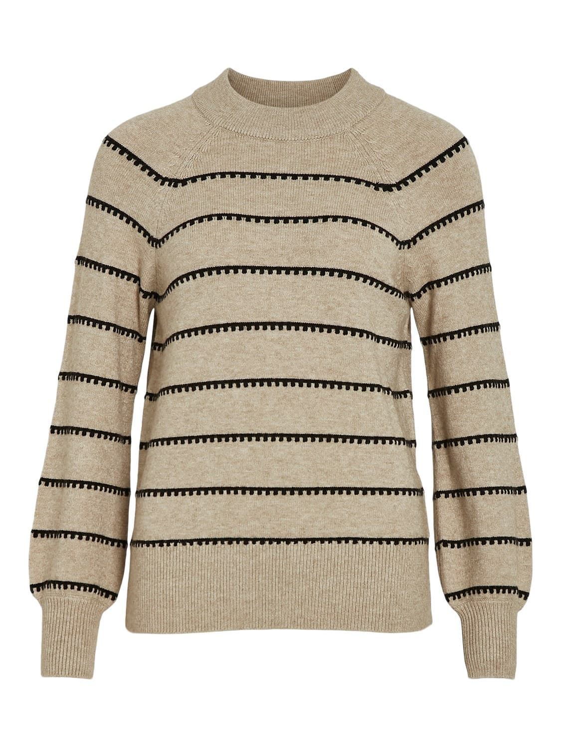 Jersey viril beige/negro - Imagen 1