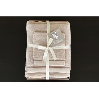 Juego de toallas beige - Imagen 1