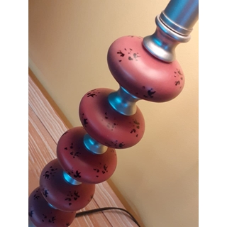 Lámpara sobremesa salón naranja - Imagen 2