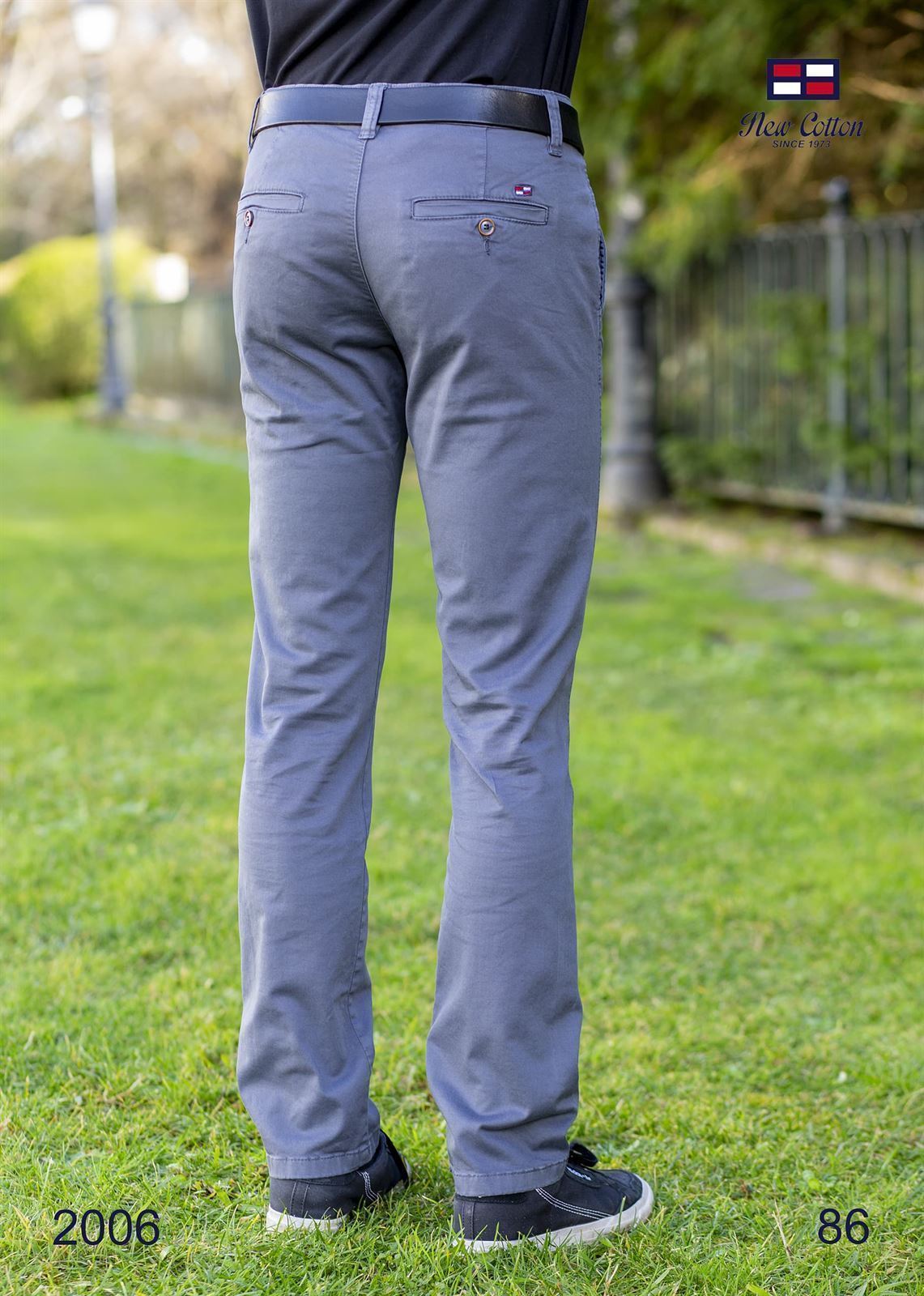 Pantalón chino gris I - Imagen 1