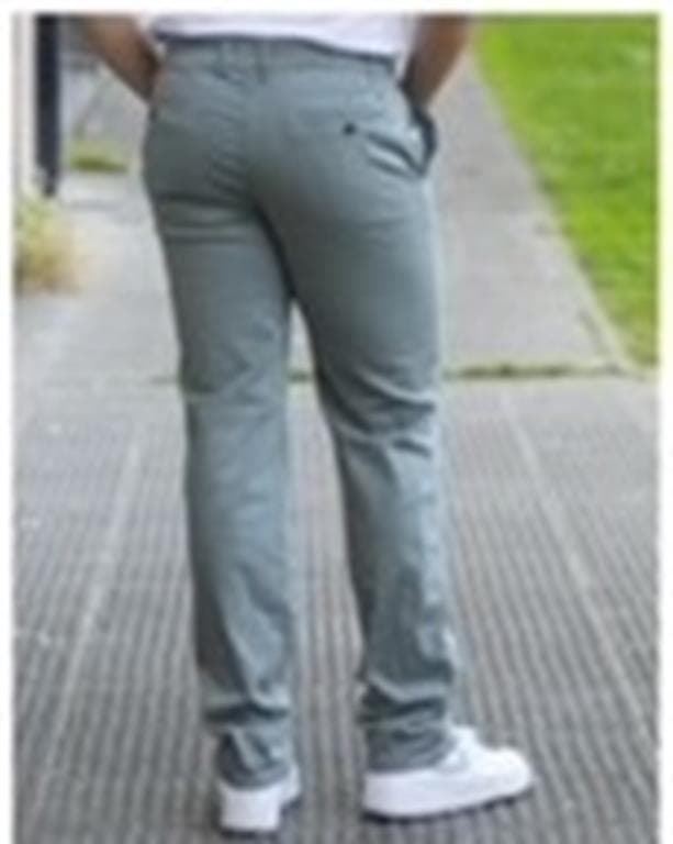 Pantalón chino gris - Imagen 1