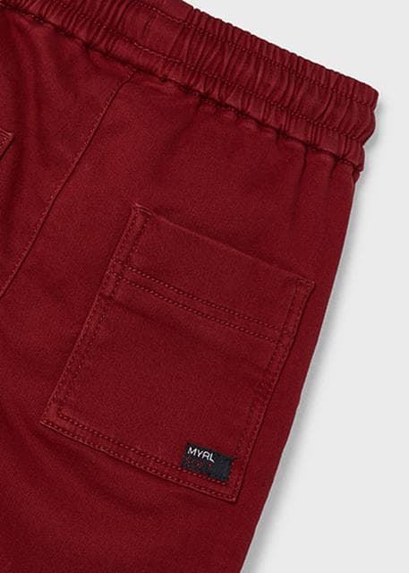 Pantalón soft jogger wine - Imagen 4