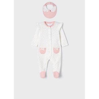 Pelele rosa baby - Imagen 1