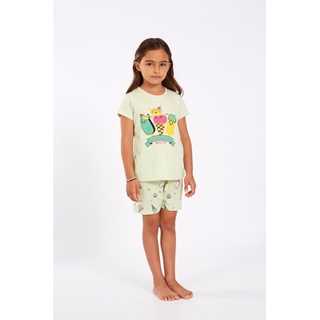 Pijama niña verde - Imagen 1