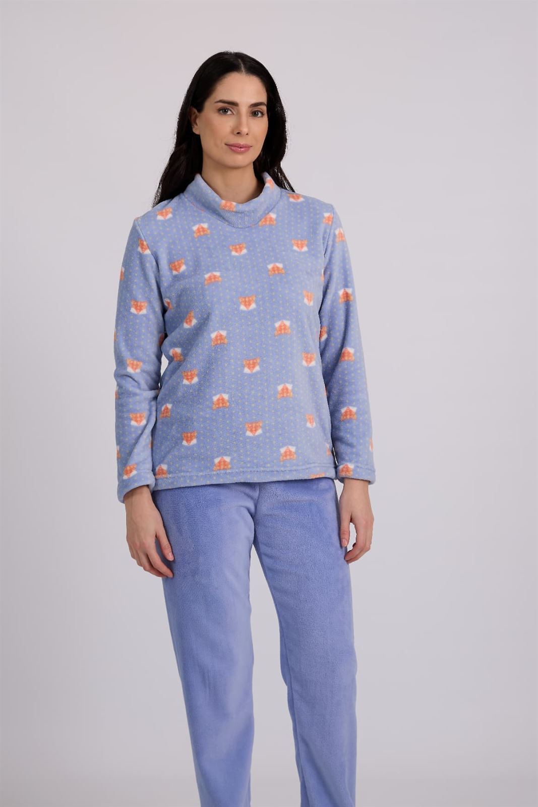 Pijama polar azul - Imagen 1