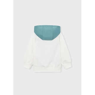 Pullover combinado nata-alga - Imagen 2