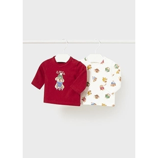 Set 2 camisetas manga larga rojo - Imagen 2