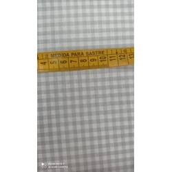 Tela Vichy 70/30 Gris - Imagen 1