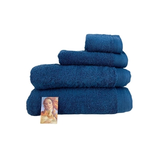 Toalla Trovador VENUS Báltico (azul) Rizo 100% algodón 500gr - Imagen 1