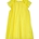 Vestido plisado amarillo - Imagen 1