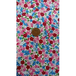 Viyela Algodón 100% rosa-azulon - Imagen 1