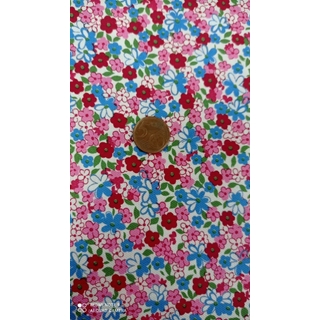 Viyela Algodón 100% rosa-azulon - Imagen 1