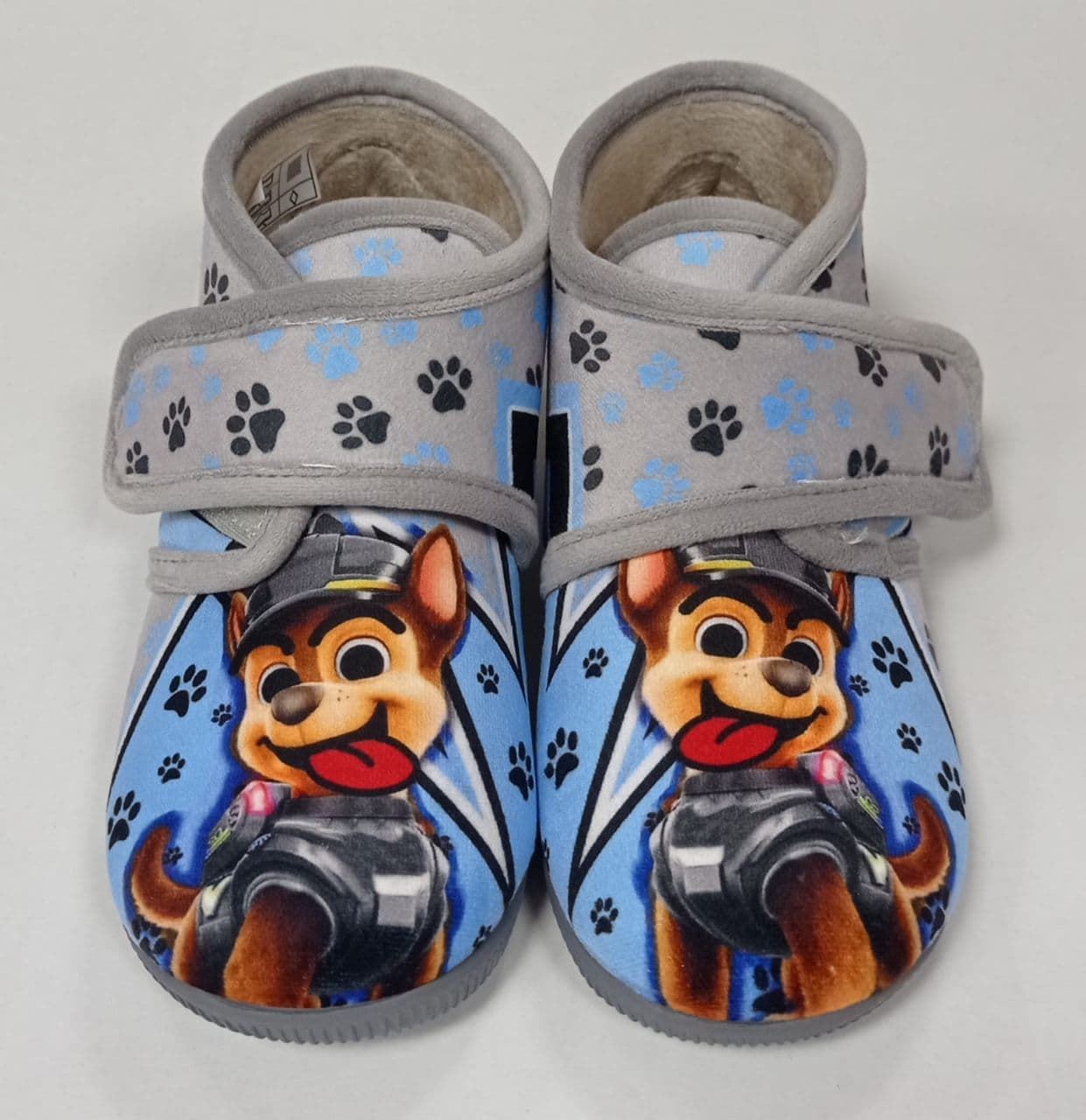 Zapatilla perrito gris - Imagen 1